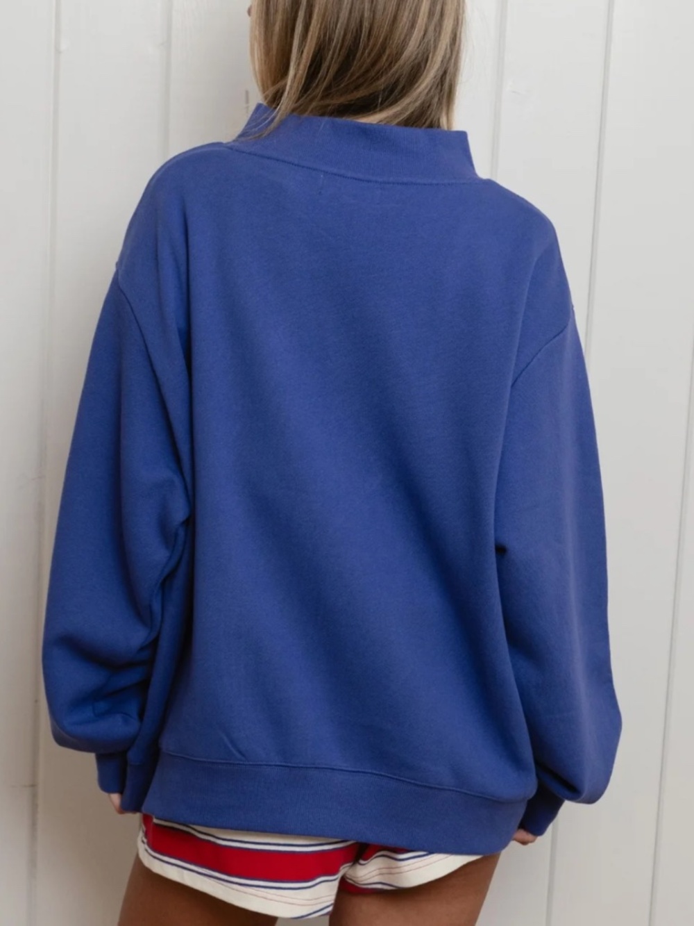 High Tide Varsity Mockneck - Drift + Sail - Picture 2 of 2